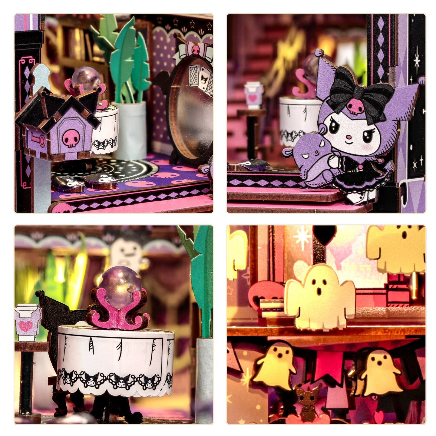 Kuromi&#x2122; Spooky House - DIY Book Nook Kit