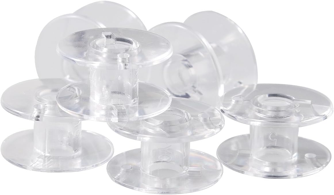 36Pcs bobbins for Sewing Machine, Sa156 Bobbins Plastic Bobbins with Case for Brother, Bro-Ther, Singer, Sewing Machine Accessories