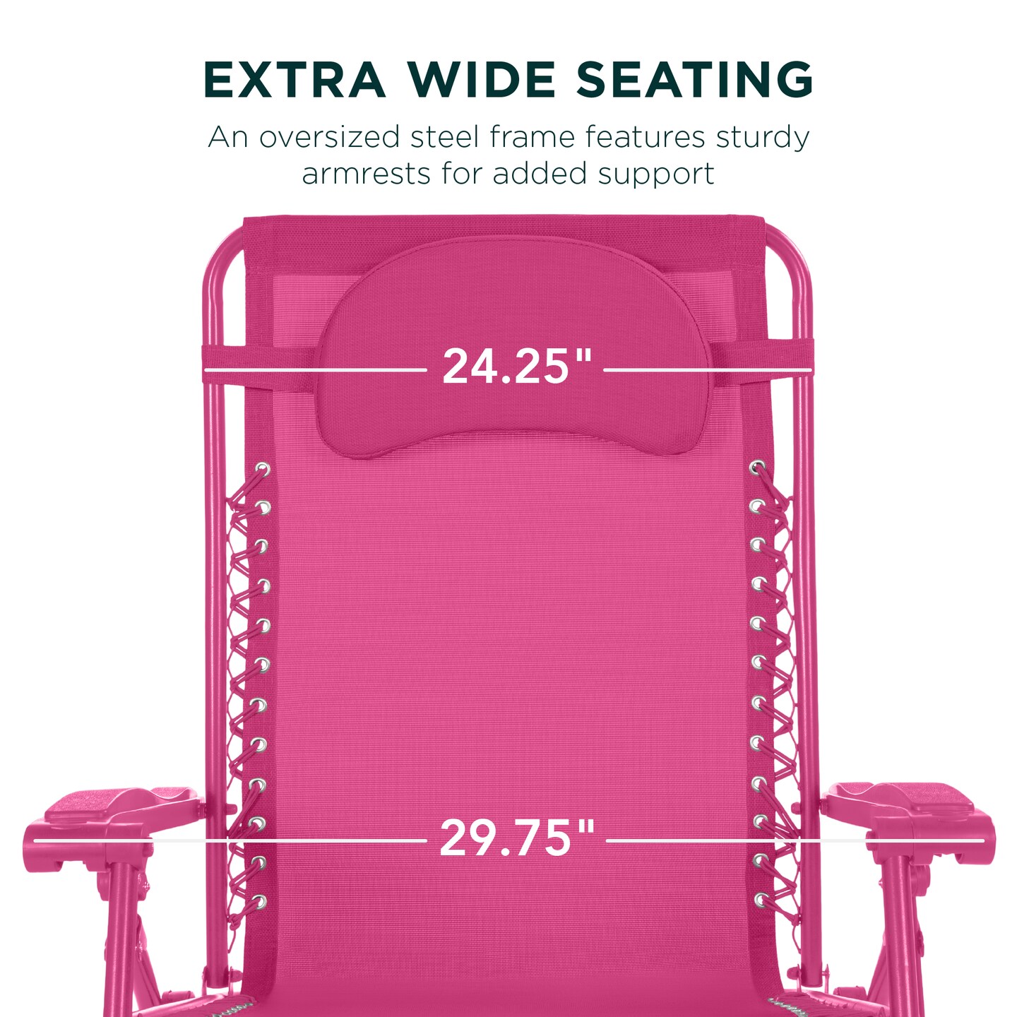 Best Choice Products Oversized Zero Gravity Chair, Folding Outdoor Patio Recliner w/ Cup Holder