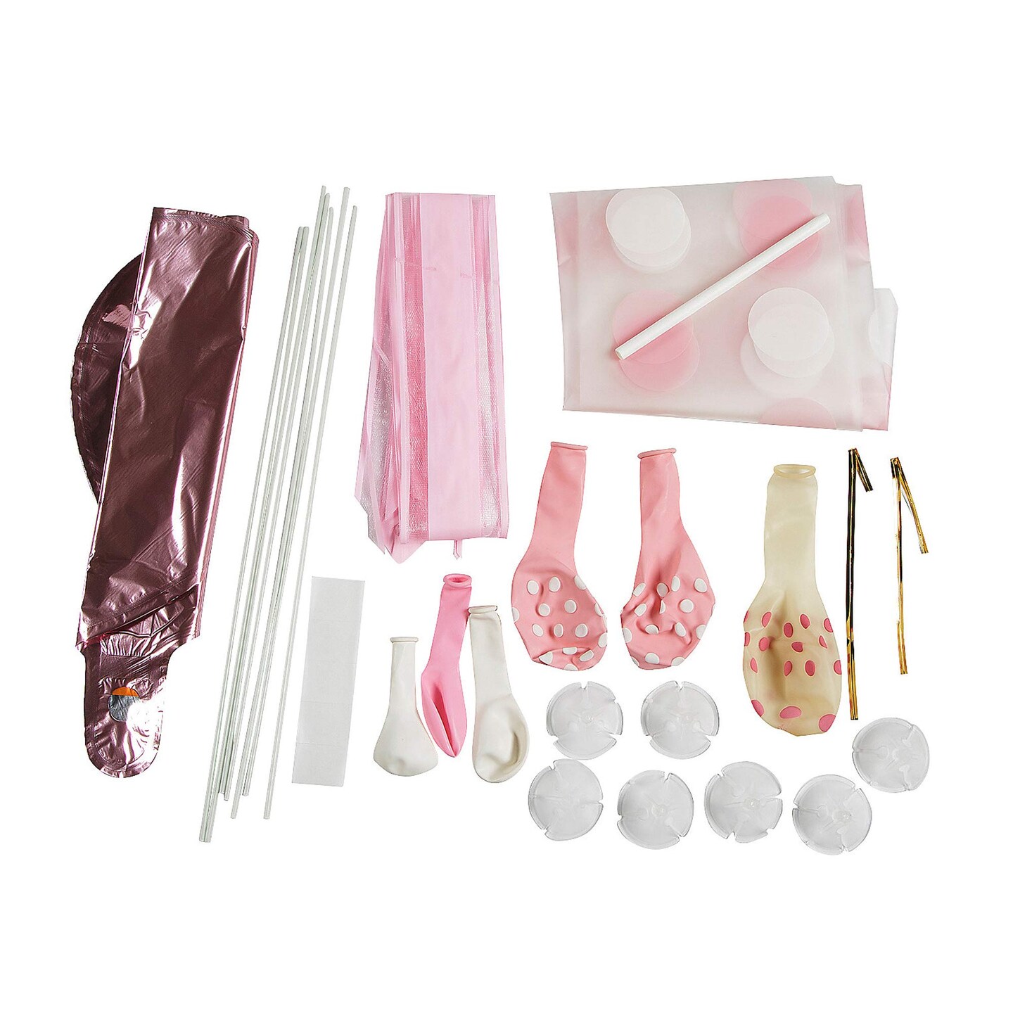 Pink Balloon Bouquet Set All in One Party Kit