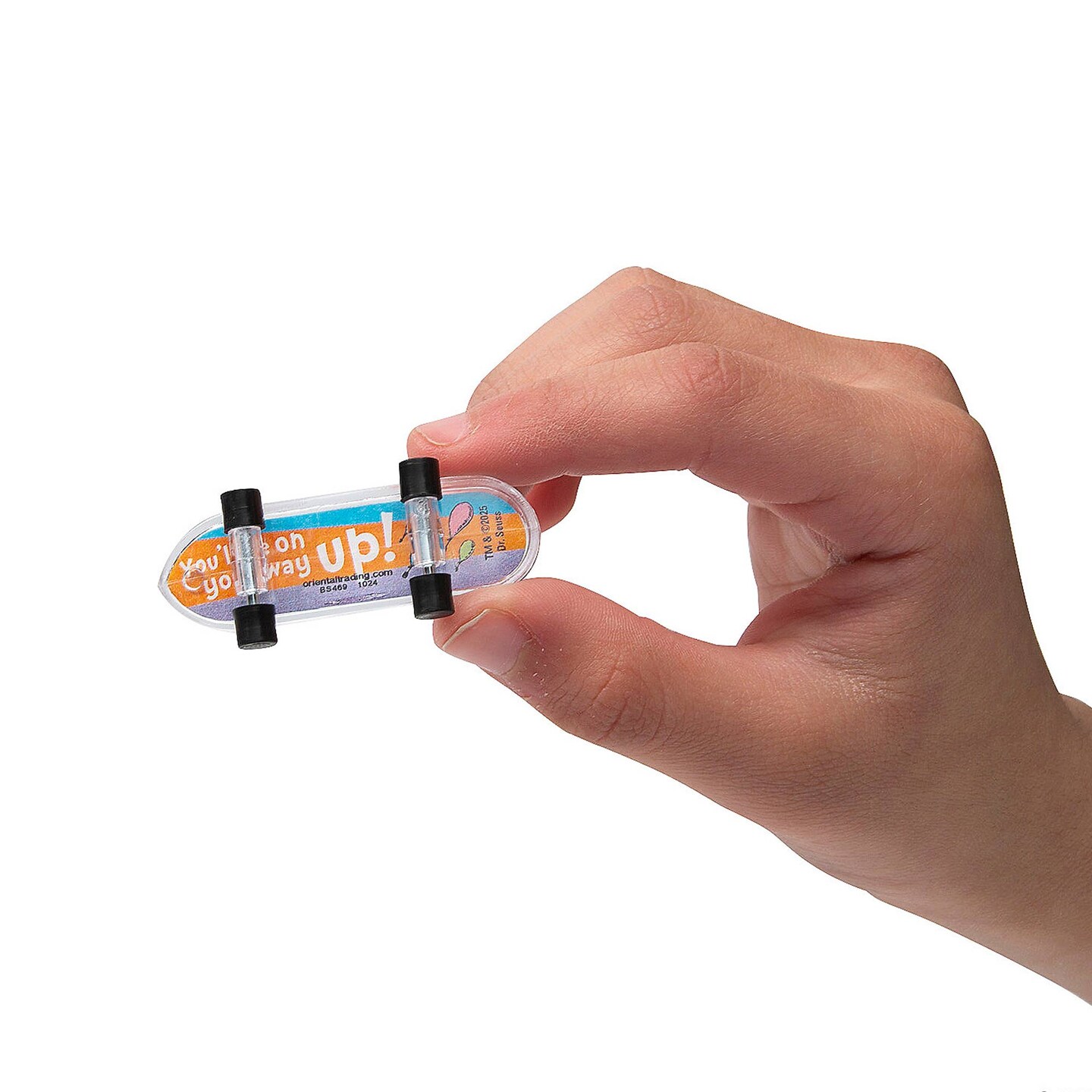 2" x 1/2" Mini Dr. Seuss Oh the Places You’ll Go Skateboards 36ct