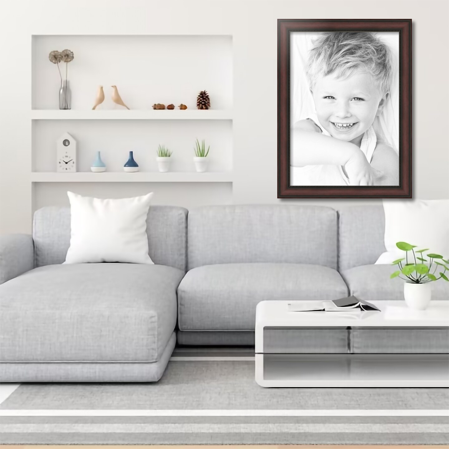 ArtToFrames 15x21 Inch Picture Frame, This 1.75 Inch Custom Wood Poster Frame is Available in Multiple Colors, Great for Your Art or Photos - Comes with Economy Acrylic and Corrugated Backing (A68LC)