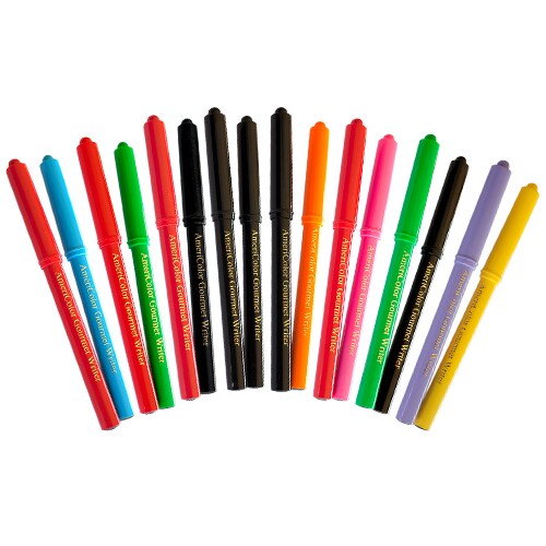 AmeriColor, 2 Color Gourmet Writer Easter Set (Purple & Yellow)