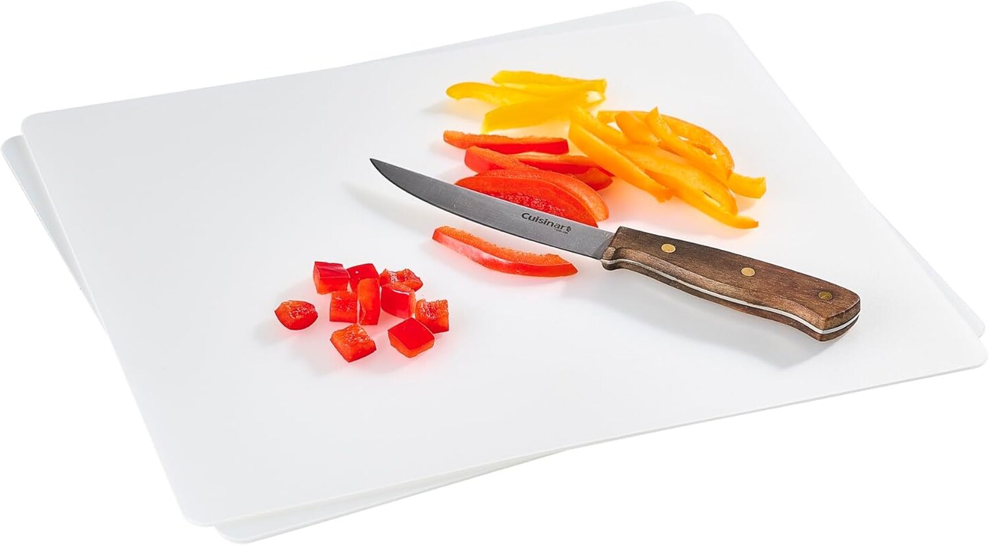 Plastic Cutting Boards For Kitchen &#x2013; 8-Pack, 11&#x22;x14&#x22; &#x2013; Durable, Disposable Borad Mats, Reusable &#x2013; Perfect for Meal Prep &#x26; Cooking (8 Flexible Cutting Boards Pack)