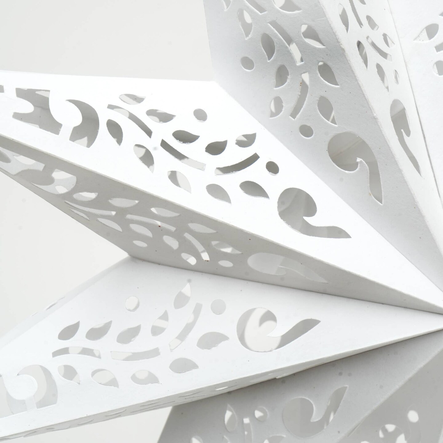 Handmade Paper Star 60 Cm (Dia) - White