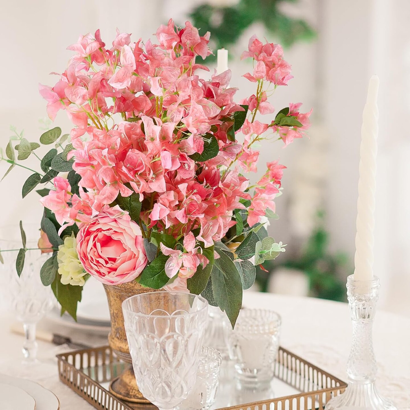 6pcs 30 Inch Silk Bougainvillea Artificial Flowers