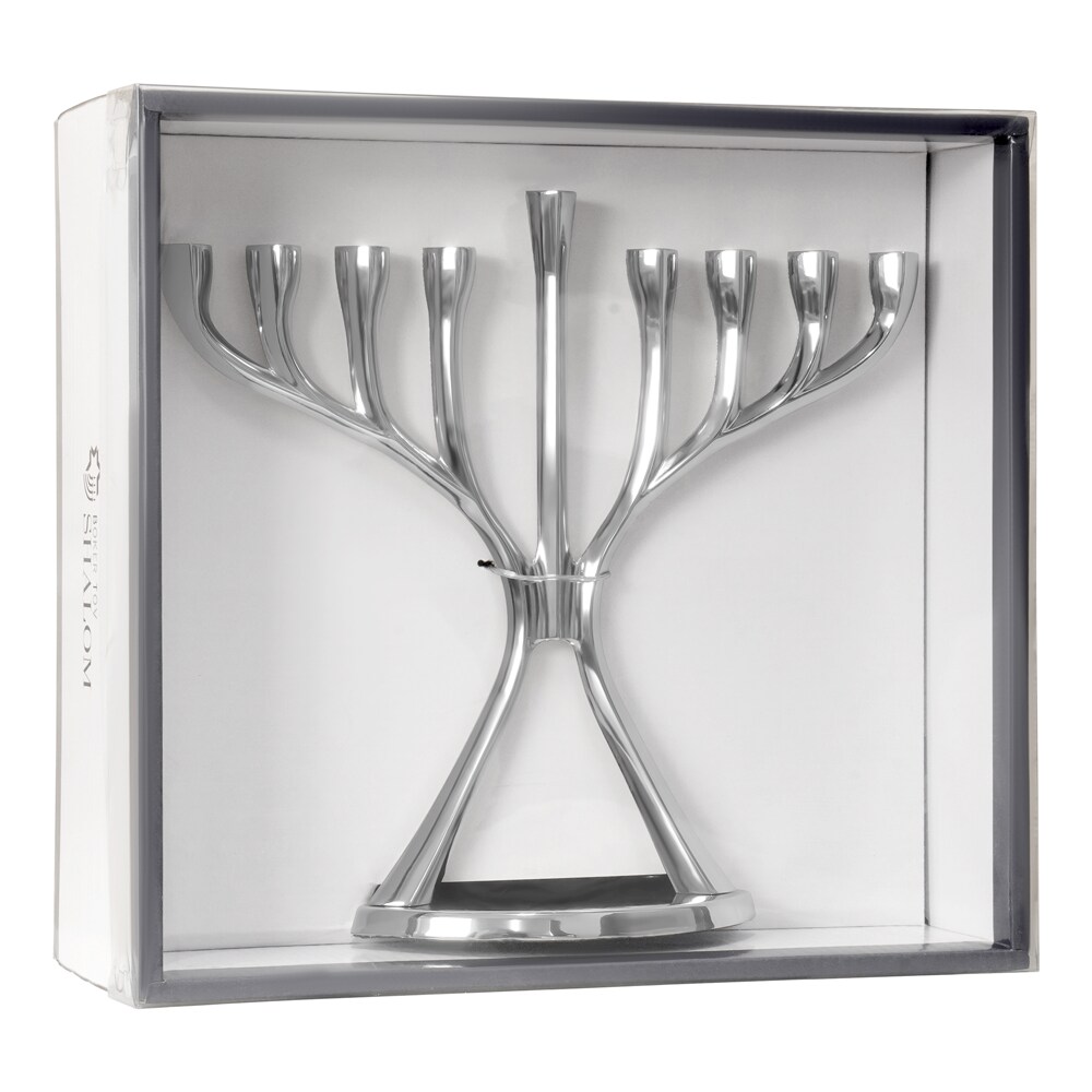 Elegant Metal Menorah By Kinor Decor