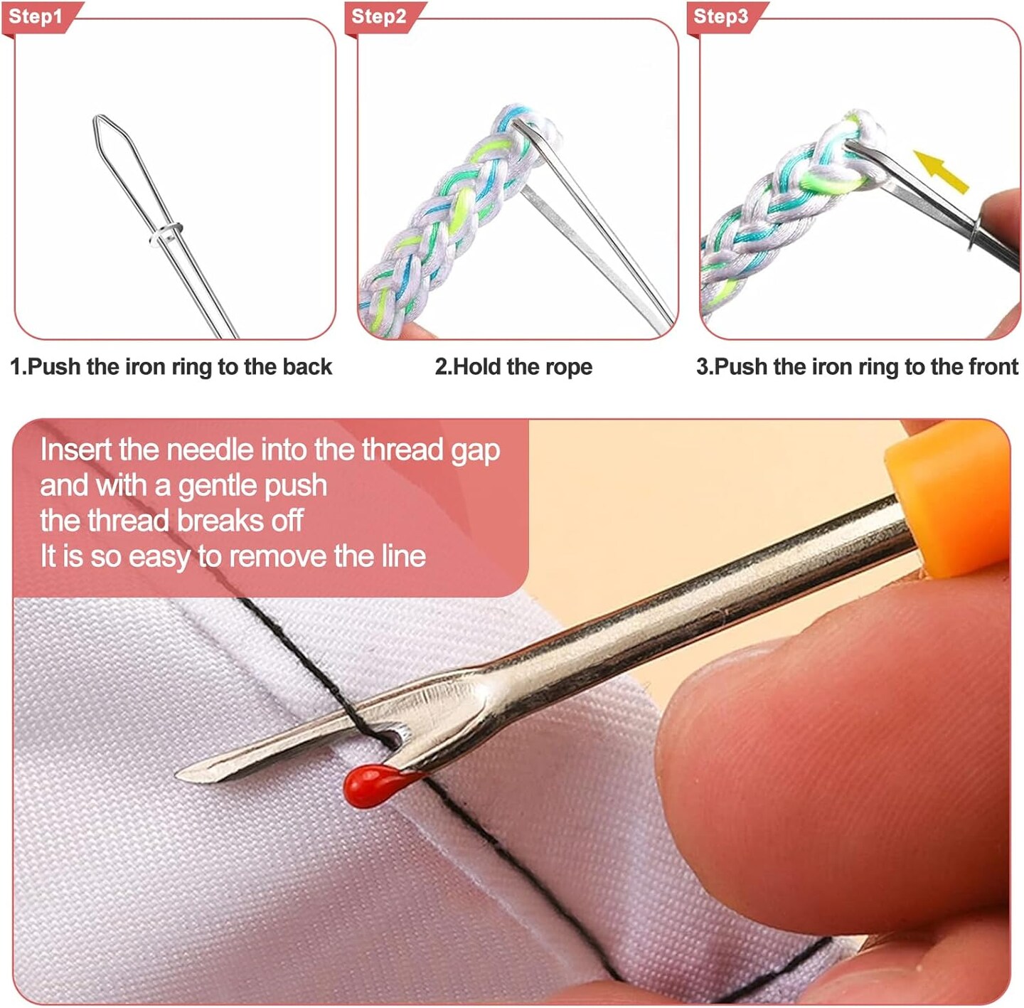 31 Pcs Needle Threaders for Hand Sewing, Fits All Needle Sizes,Include Gourd Shaped Sewing Needle Threader/Fish Type Easy Threader/Thumb Shaped Threaders/Seam Rippers/SewingTweezers/Scissor/Thimble