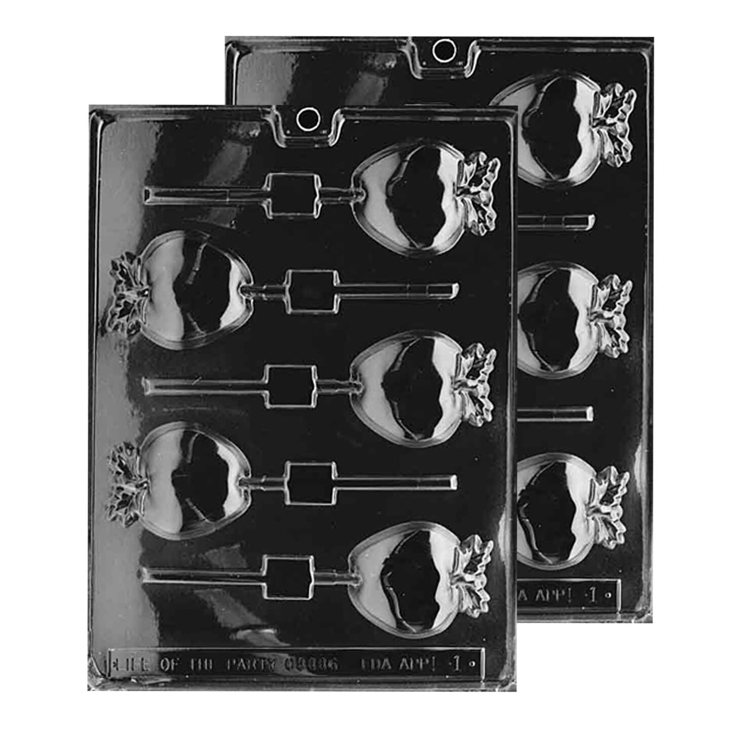 Apple Lolly Chocolate Mold