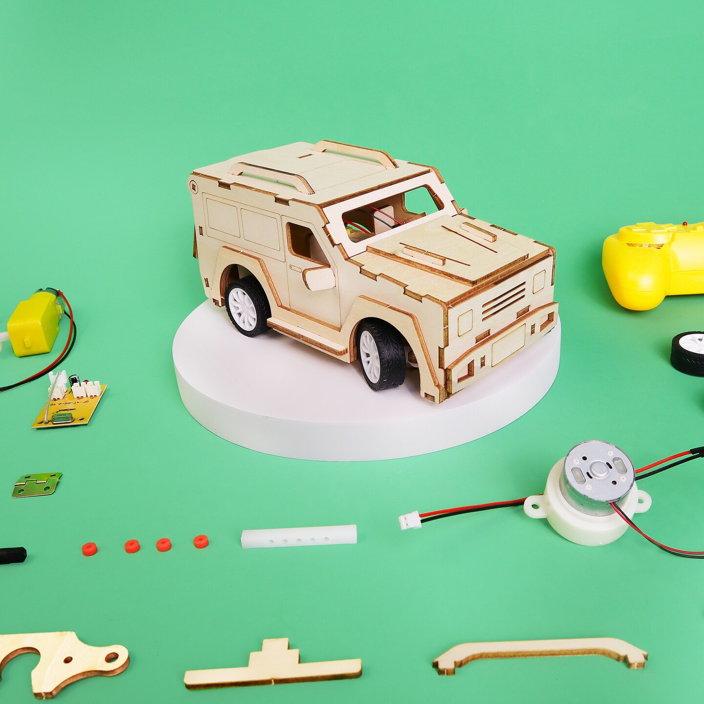 2.4 GHz RC Car DIY Kit, Educational STEM Toy for Kids