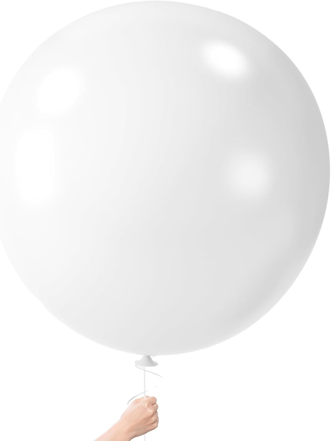 4PCS Large Balloons 36inch, White Giant Balloons Jumbo Balloons Latex Balloons for Wedding Engagement Graduation Anniversary Decorations