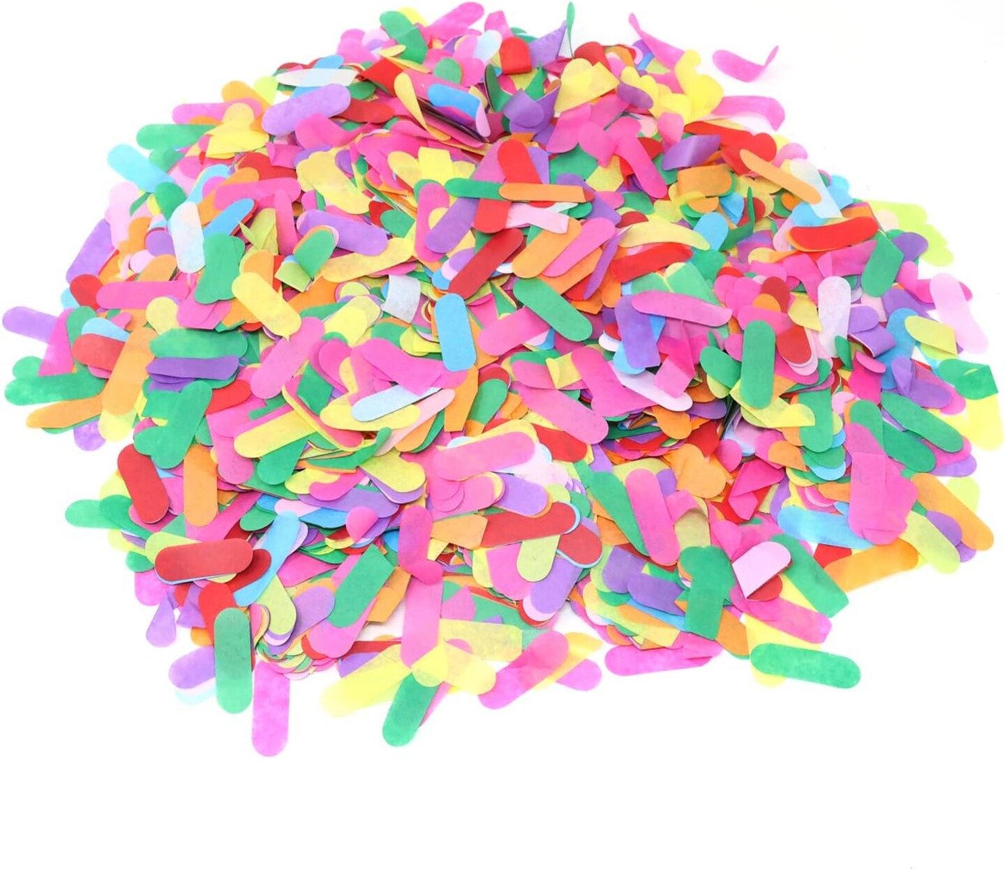 50g Colorful Paper Confetti Tissue Sprinkle Confetti Cute Multicolor Table Confetti Party Decoration Confetti for Wedding, Birthday, Baby Shower, Party, Photoshoot, etc