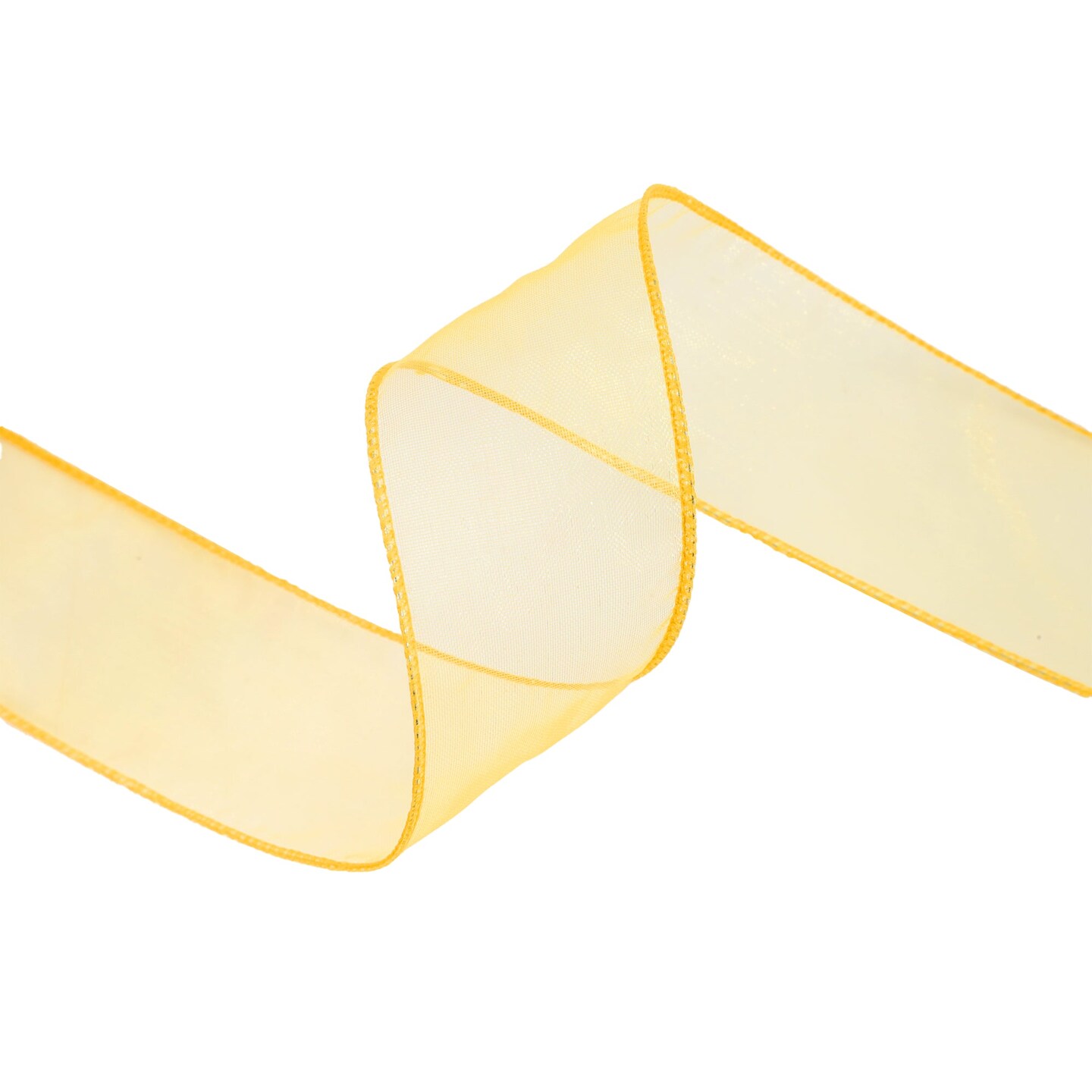 LaRibbons 1 1/2&#x22; - 2 1/2&#x22; Wired Sheer Ribbon | 50 Yard Roll