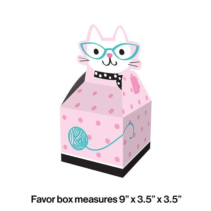 48 pc Bulk Purr-fect Cat Party Favor Boxes