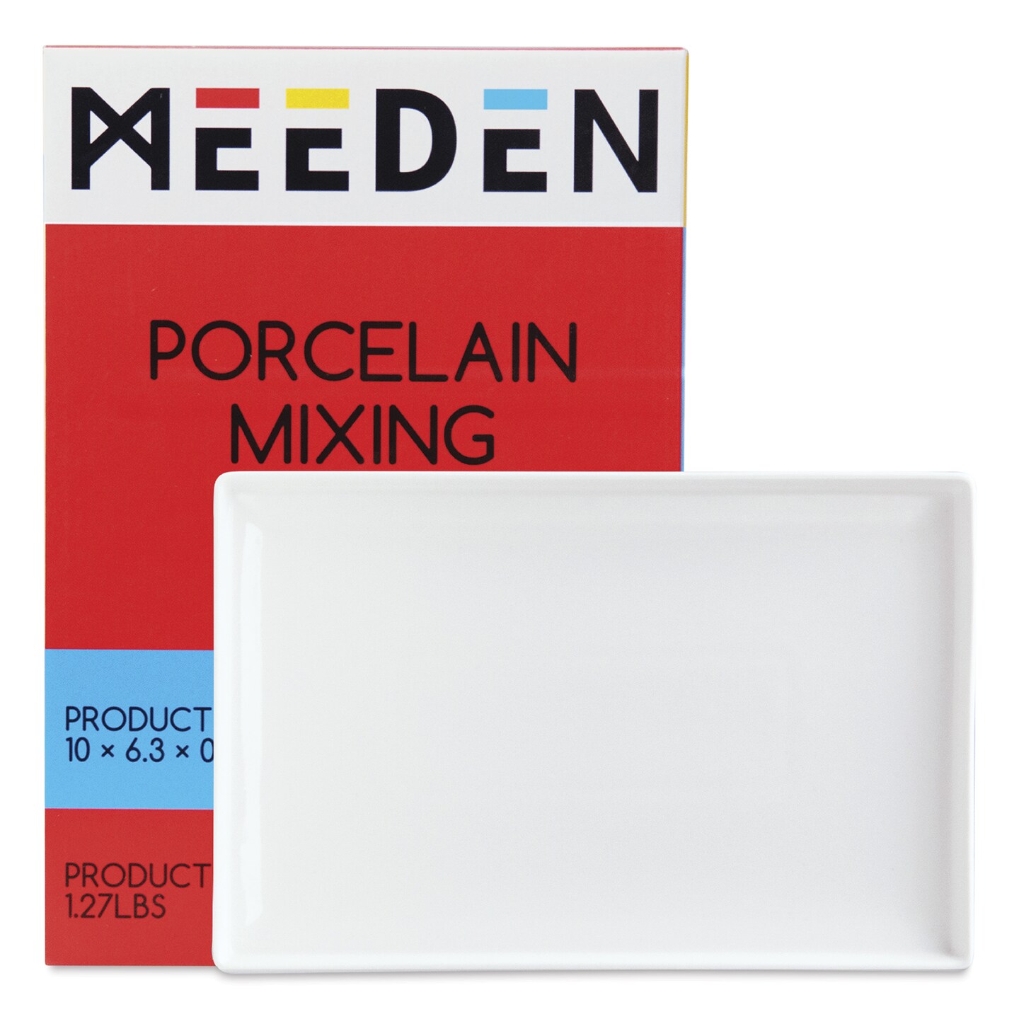 Meeden Porcelain Mixing Tray - 0.86&#x22; x 10&#x22; x 6.3&#x22;