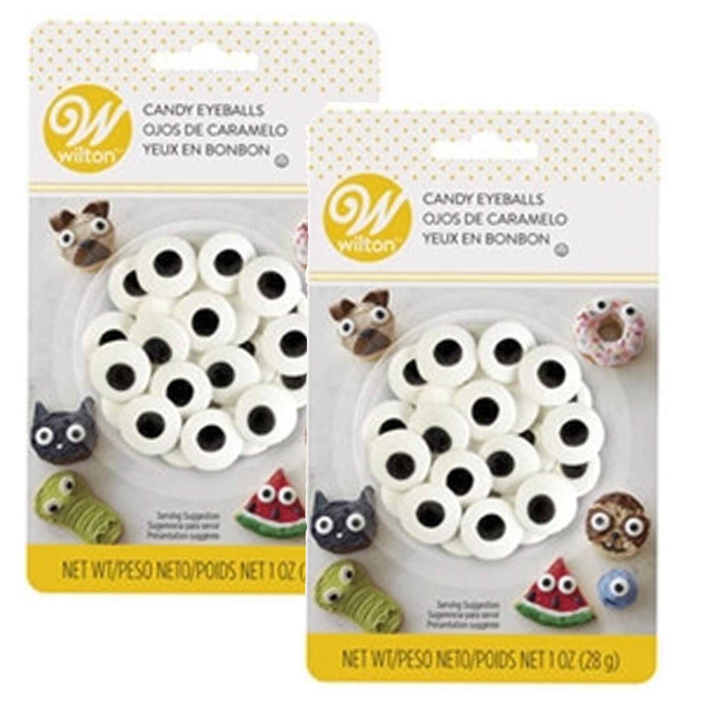 Large Candy Eyeballs for Cookie Decorations