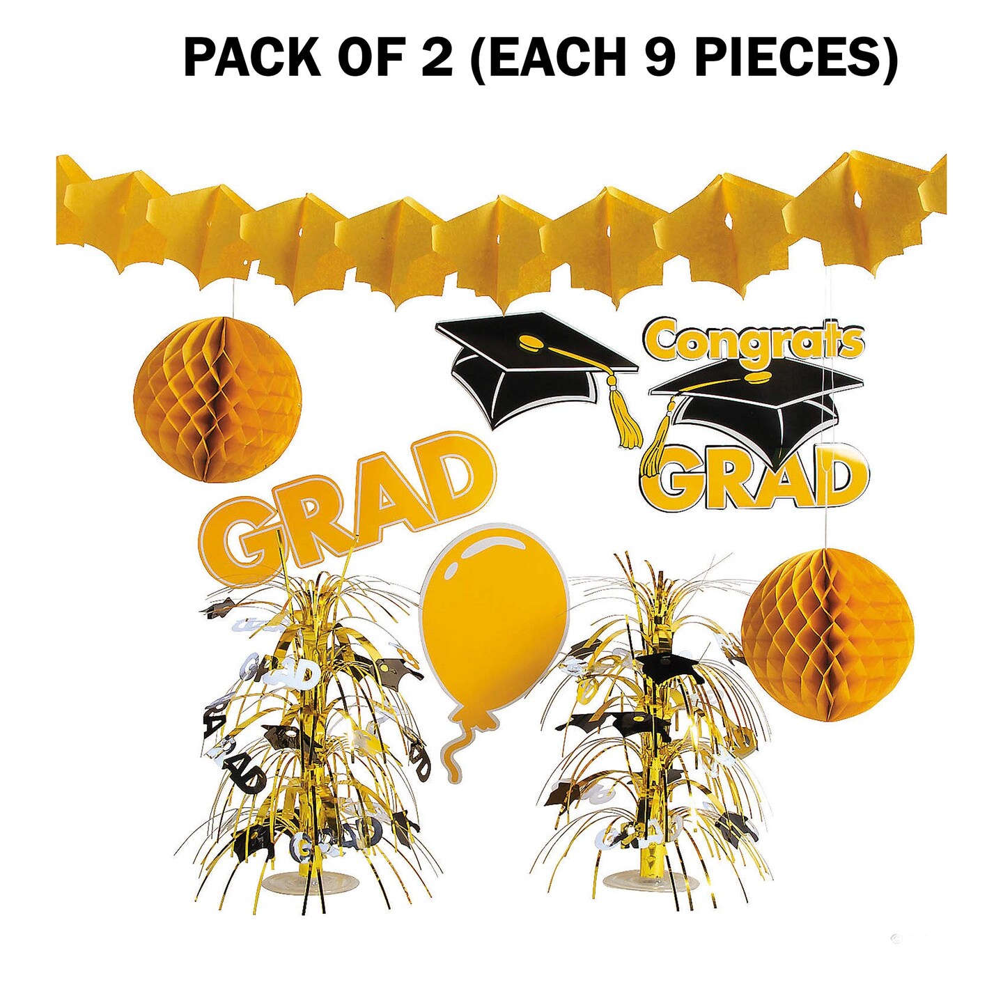 Graduation Party Decorating Kit - 9 Pc. | MINA&#xAE;