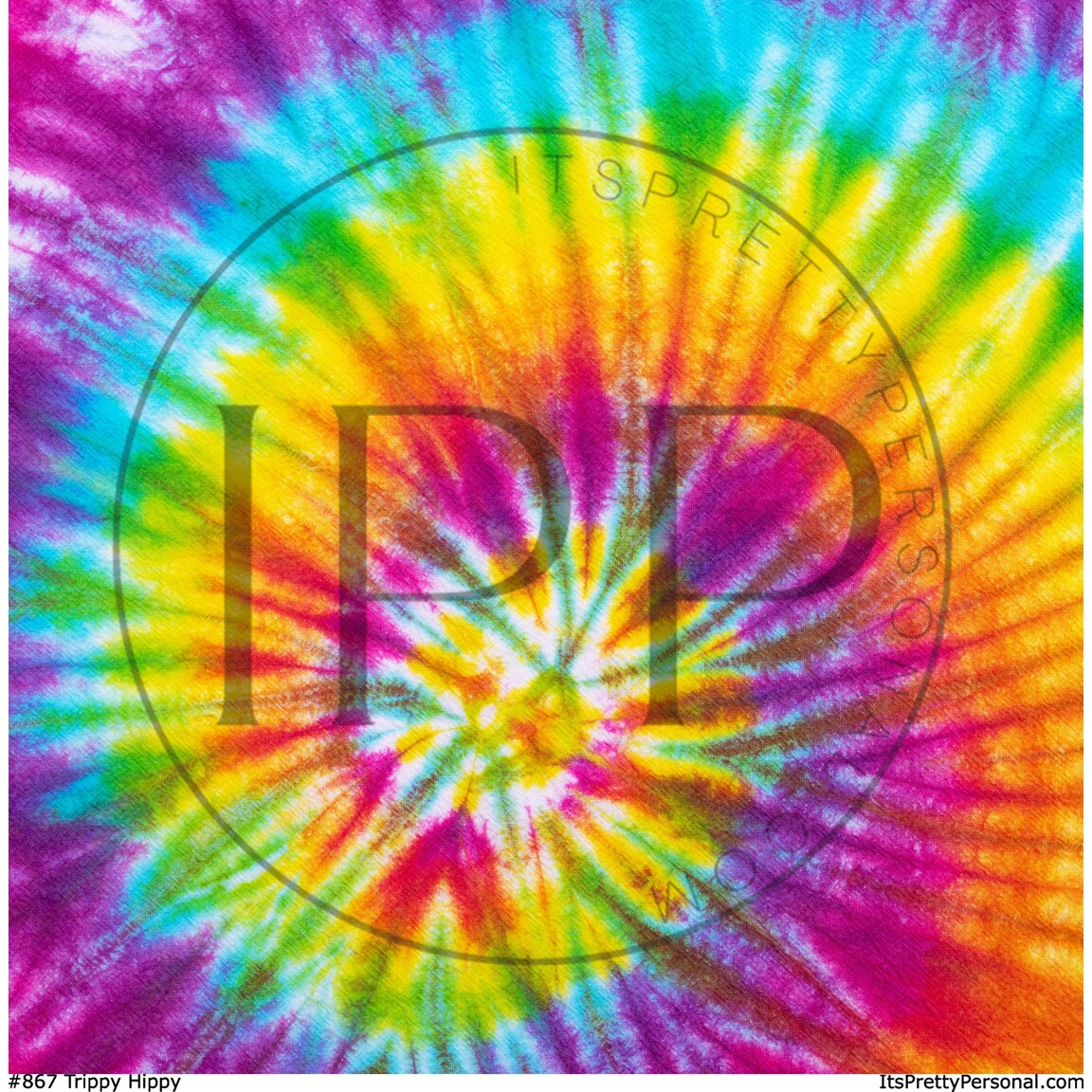 #867-Trippy Hippy- 12x12 Pattern Vinyl