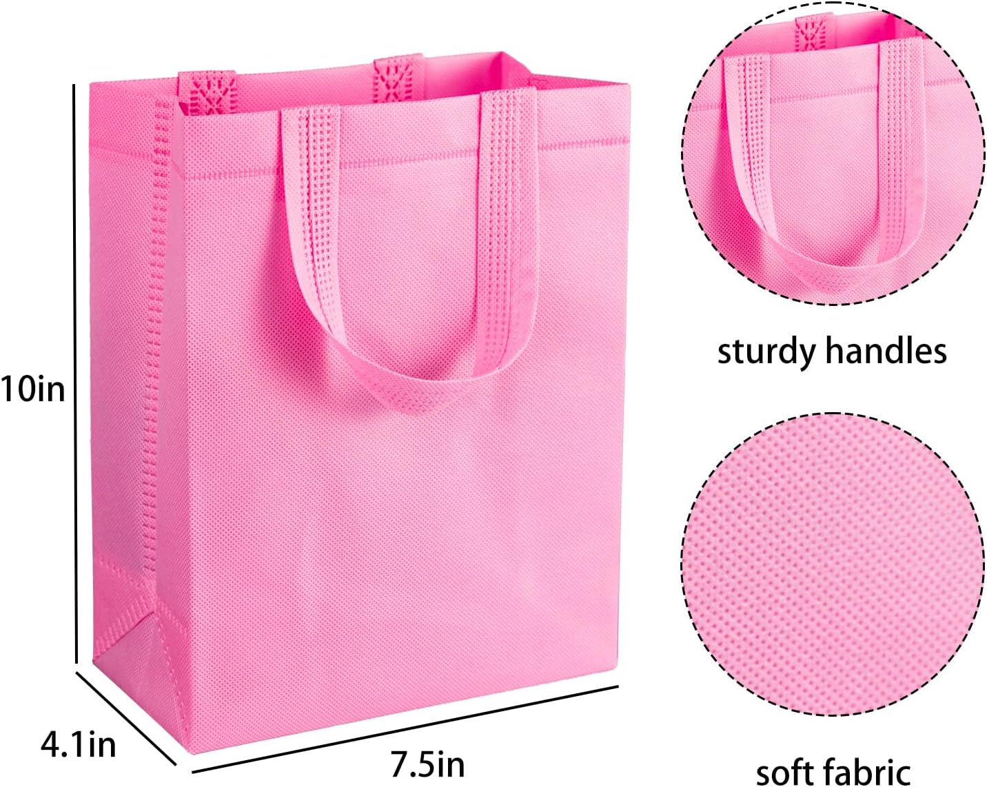 20pc Gift Bags, Medium Size, Reusable Goodie Bags with Handles for Party Favors