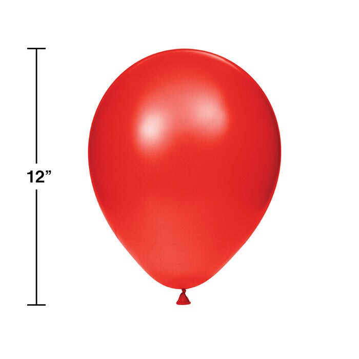 180 pc Bulk Classic Red Latex Balloons