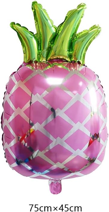 6 Pcs Big Size Pineapple Balloons, Fruit Balloons for Birthday Party Baby Shower Bridal Shower Wedding Summer Luau Party Decoration