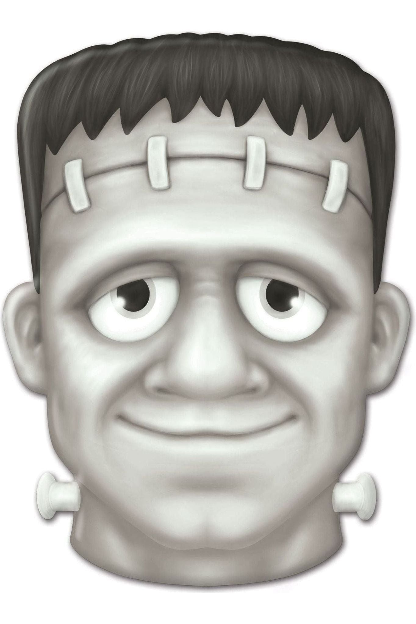 12&#x22; Metal Embossed Sign: Frankenstein (Black)