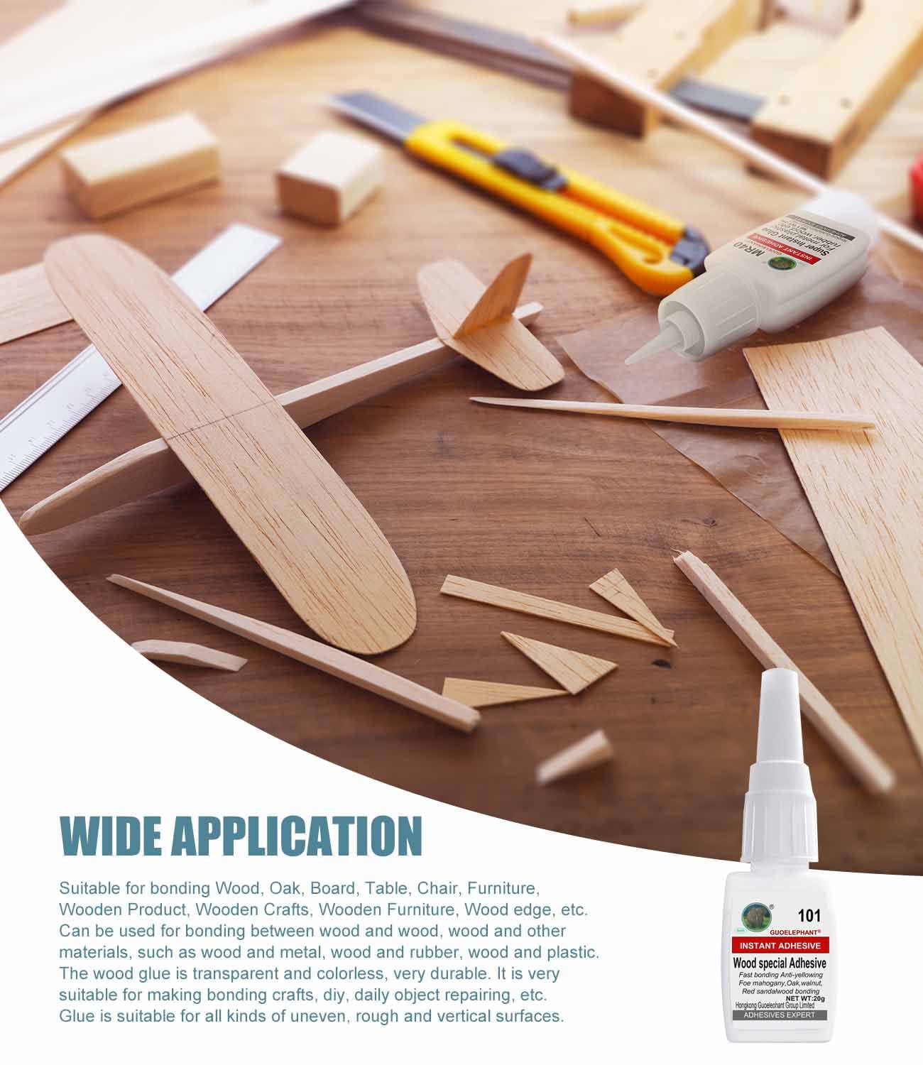 Wood Glue, Wood Adhesive, Instantly Strong Adhesive for bonding Wood, Instant Super Glue for Wood, Oak, Wooden Furniture, Wood Working, Wooden Product, Wooden Crafts, Wood Floor, Wood Edge