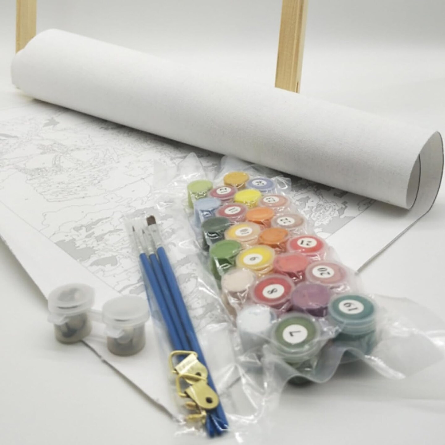 Paint by Numbers Kit for Adults and Beginner Painting by Number Kits On Canvas Without Frame DIY Acrylic Easy Paint by Numbers Home Wall Decor(16x20 inch)