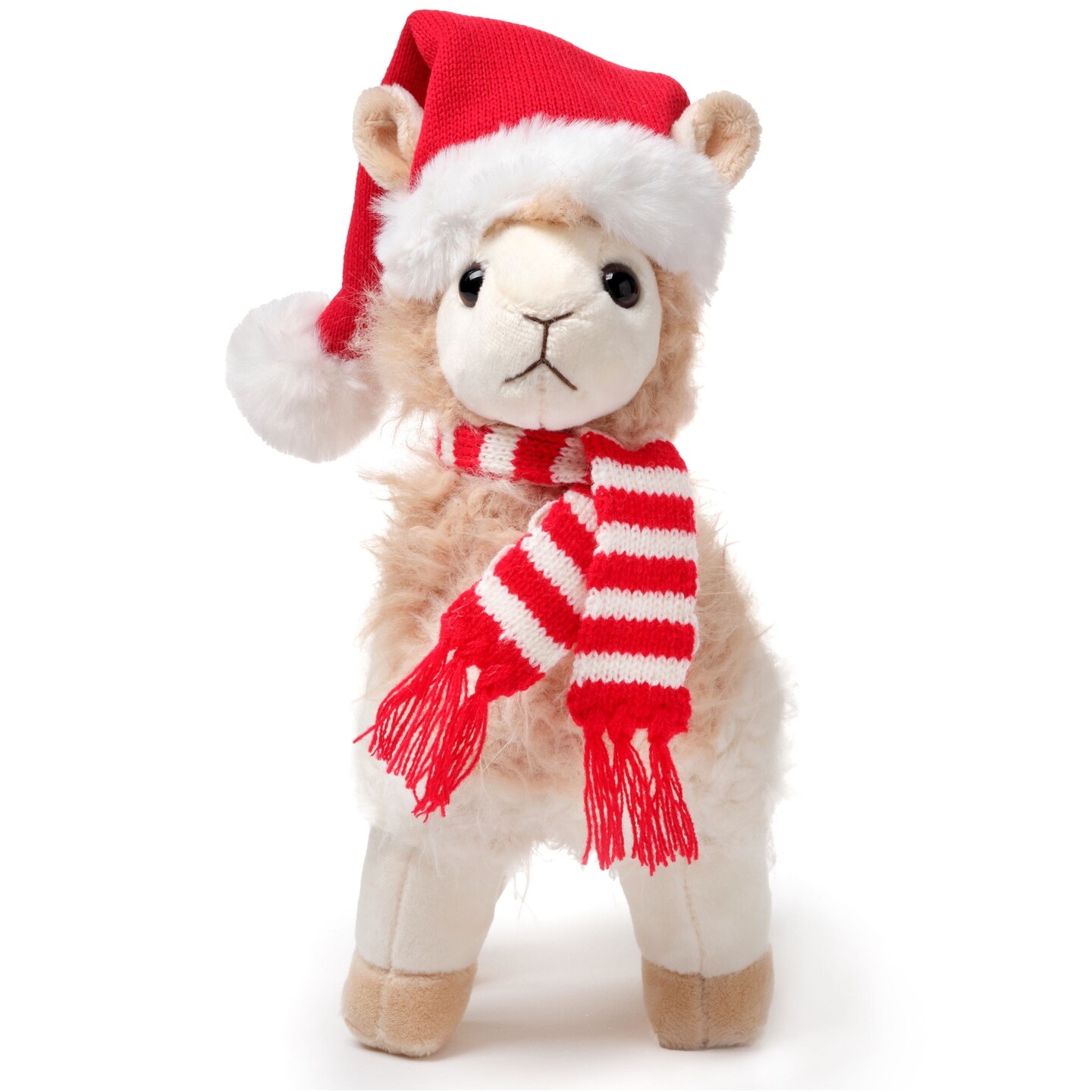 Bearington Holly The Holiday Llama Christmas Plush, 10 Inch Llama Stuffed Animal, Ideal Christmas Llama Gift for Toddlers, Kids &#x26; Teens