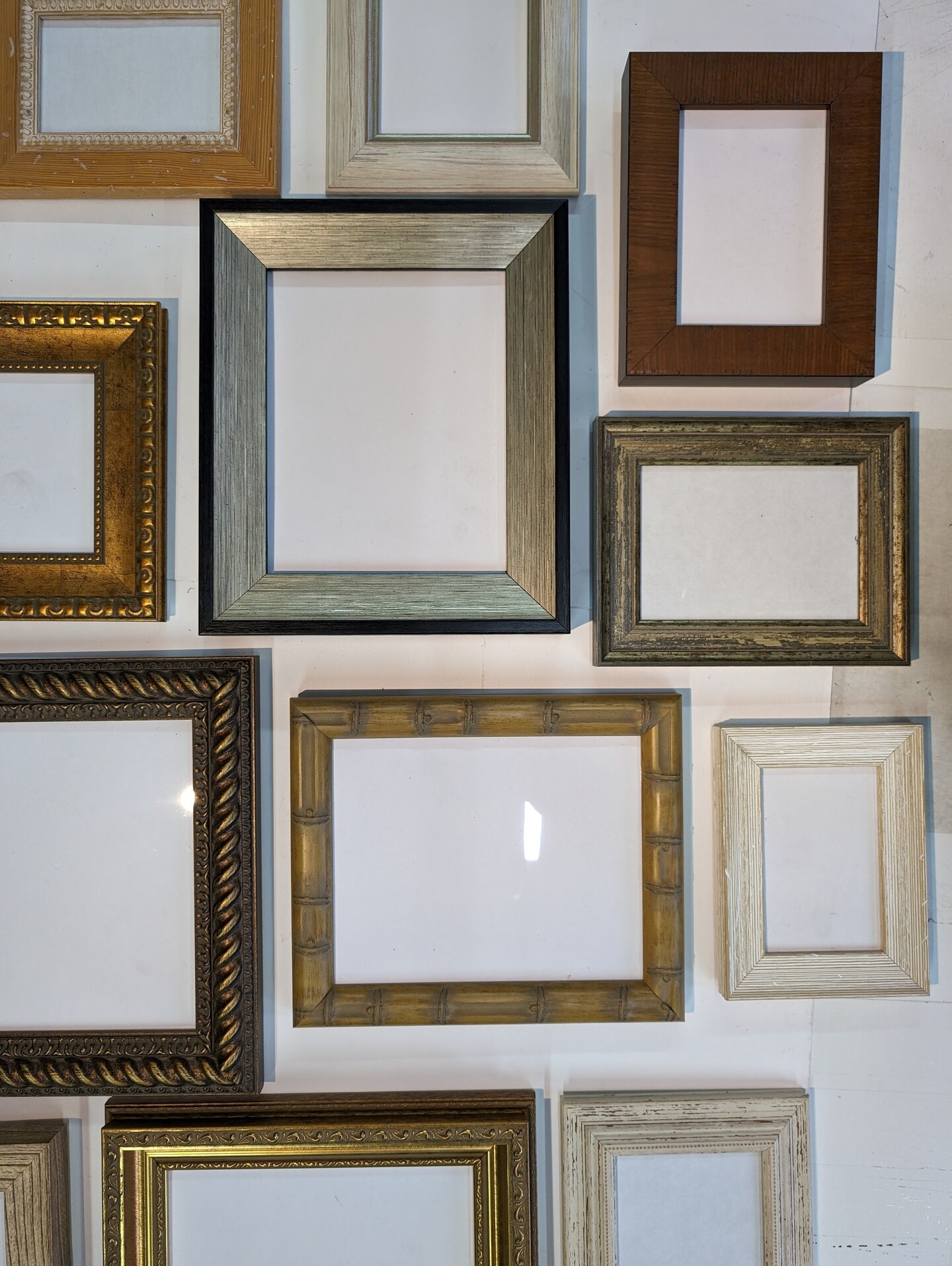 Assorted Frame Bundle | Picture Photo Frames I Desktop & Wall Frames | 4x6, 5x7, 8x10 I Glass, Easel and Hangers Included I READY TO USE
