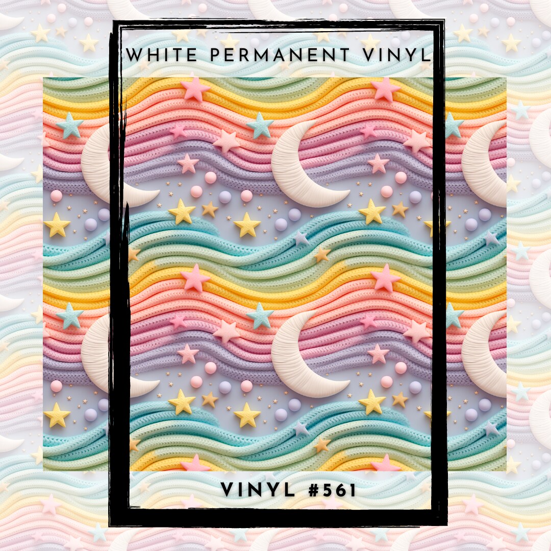 #561-Rainbow Unicorn Collection - 12x12 Pattern Vinyl