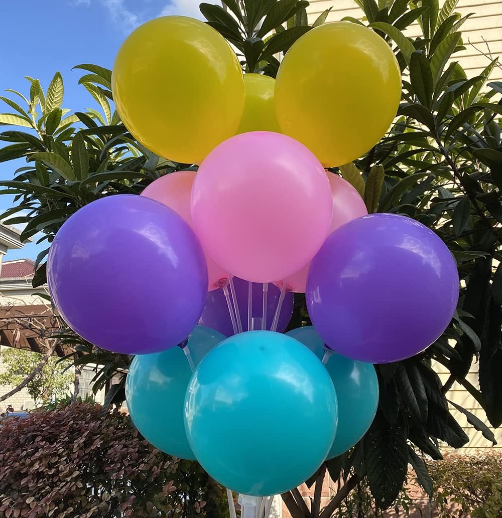 60 Count 12 Inch Latex Balloons for Birthday Wedding Party Decorations