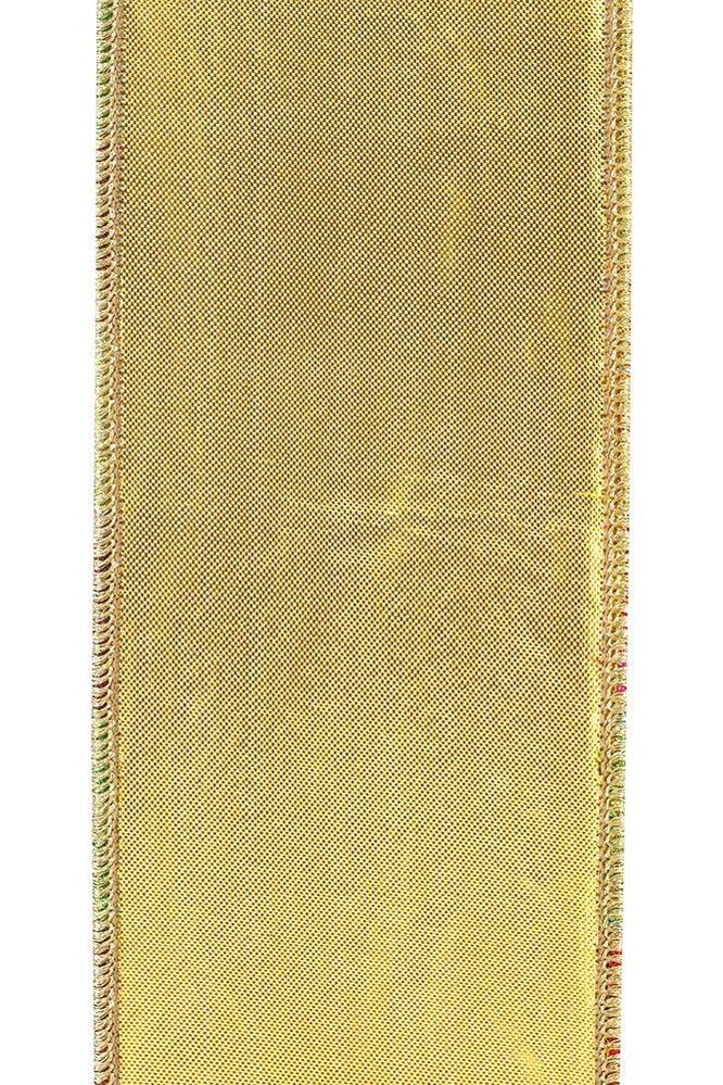 2.5&#x22; Jewel Tone Metallic Check Ribbon: Multi (10 Yards)
