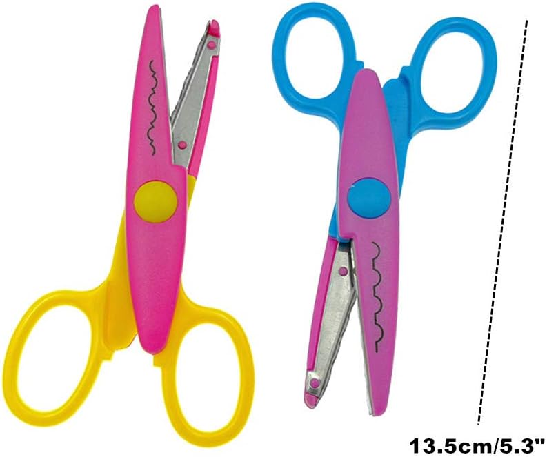 Lacework Wavy Paper Edger Scissors Pinking Shears Set for