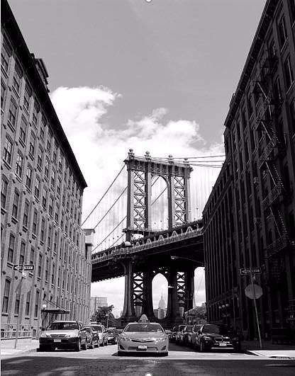 New York City Framed art black and white Set of 5