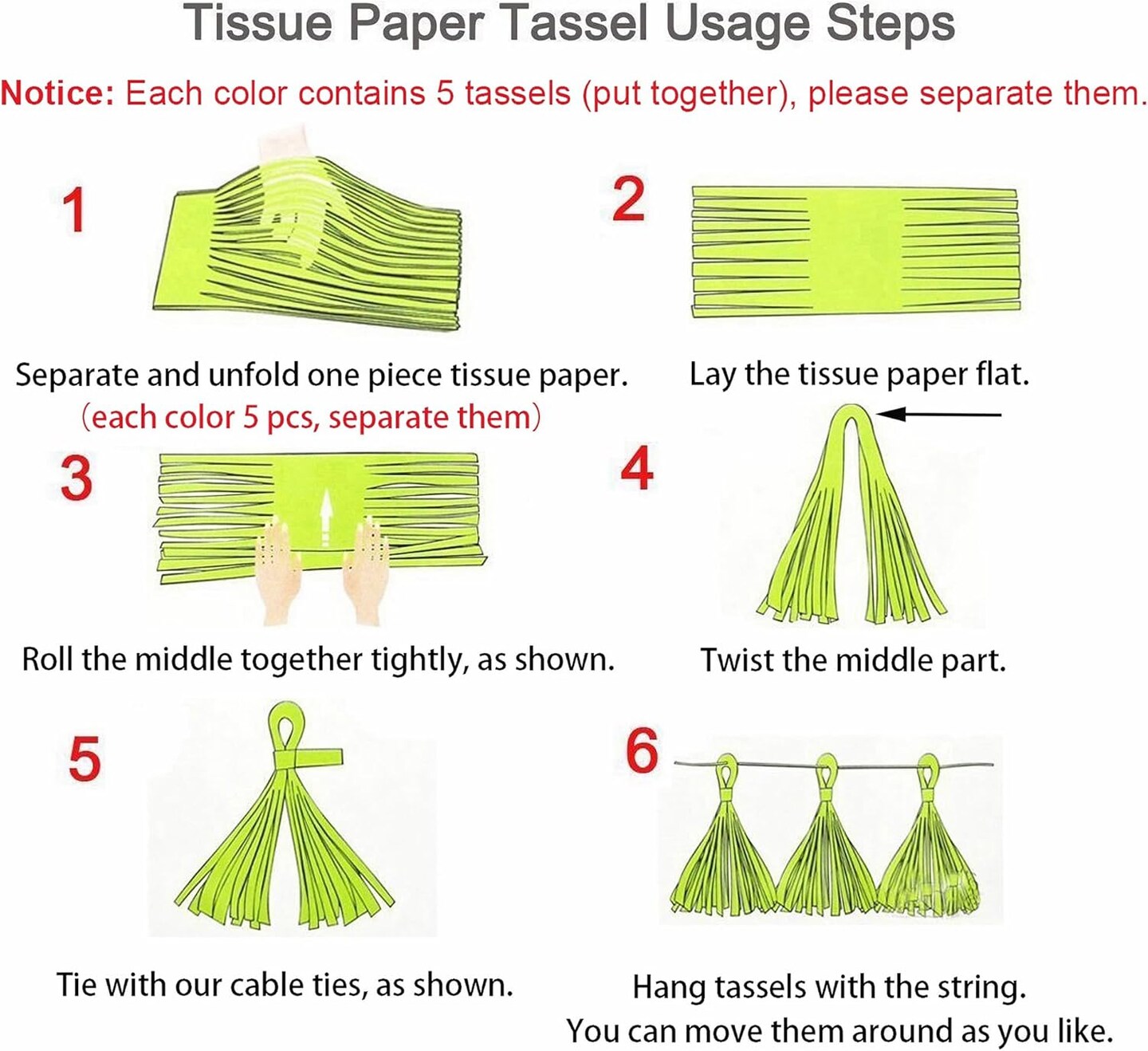 Gold White Pink Tassel Garland for Baby Shower Decorations Bridal Shower Birthday Party Decorations 15PCS