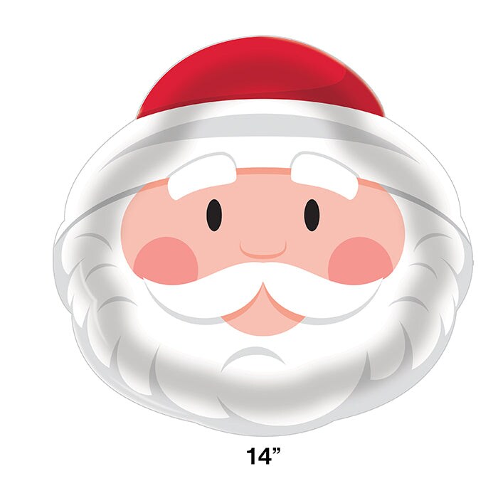 12 pc Bulk Santa Plastic Trays