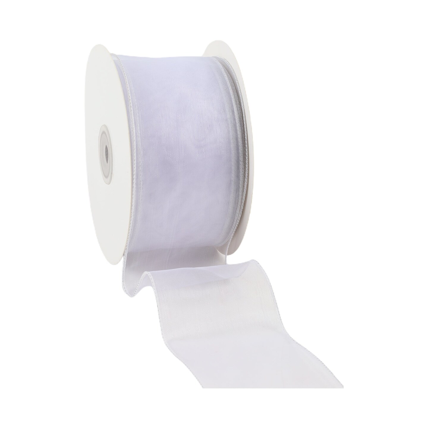 LaRibbons 1.5&#x22; - 2.5&#x22; Wired Sheer Ribbon | 50 Yard Roll
