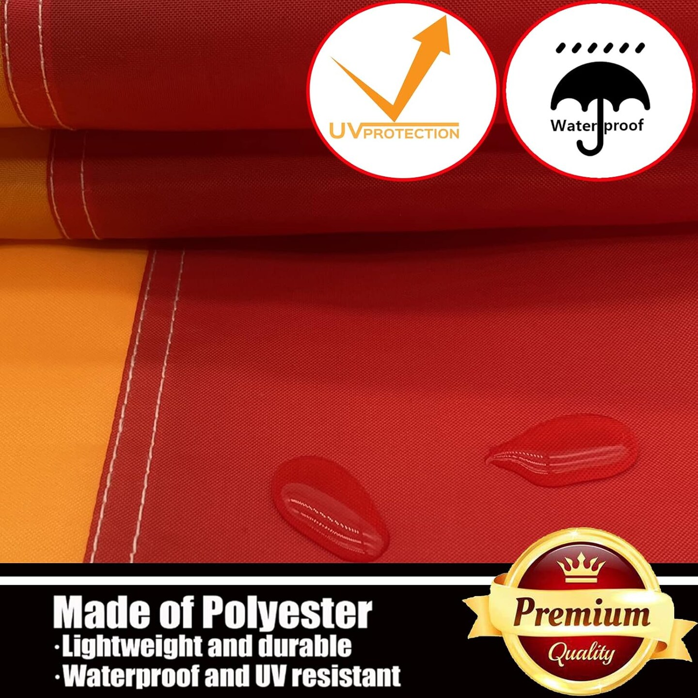 Rainbow Pride Flag 3x5 Outdoor-LGBTQ Flags Pride Flag Sewn Stripes Vivid Color Heavy Duty Polyester Flags with 2 Brass Grommets