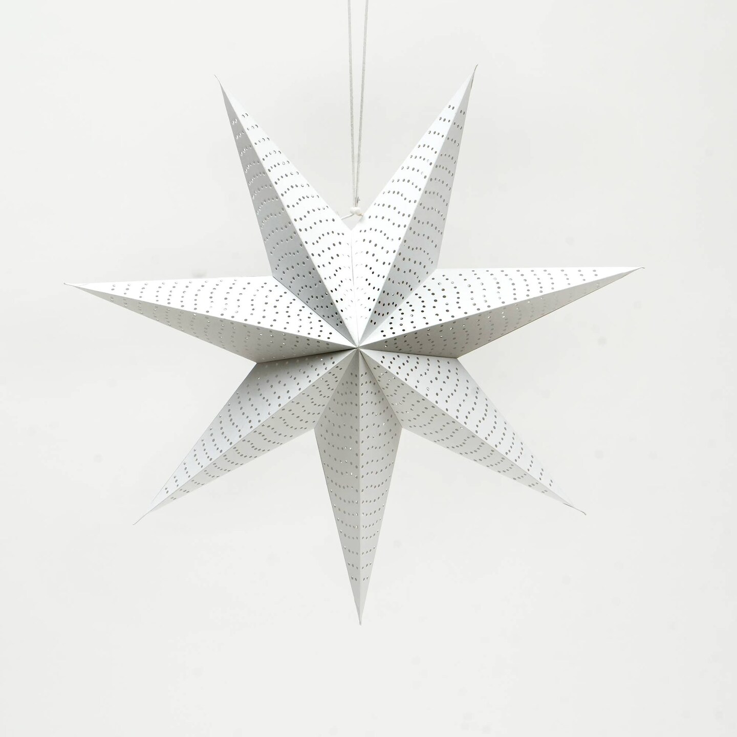 Handmade Paper Star 46 Cm (Dia) - White