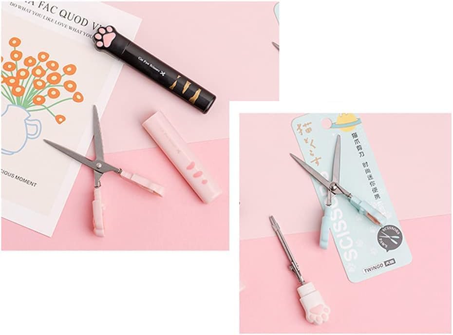 Cute Blue Mini Scissors – Portable Multipurpose Cats Paws Design for Crafts, Sewing & Paper Cutting