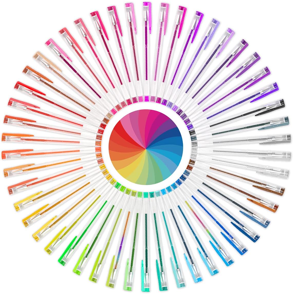 100 Colors Gel Pens Set for Adult Coloring Books Drawing Painting Writing