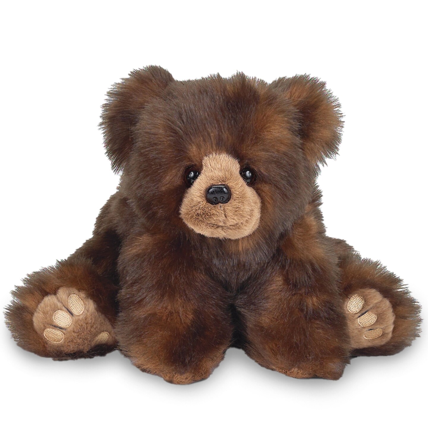 Bearington Huggy Ben Plush Stuffed Animal Brown Grizzly Bear, 19&#x22;