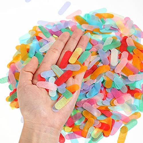 Tissue Sprinkle Confetti Donut Table Confetti Colorful Rainbow for Ice Cream Theme Party Birthday Party Suppliers Decoration(50g)