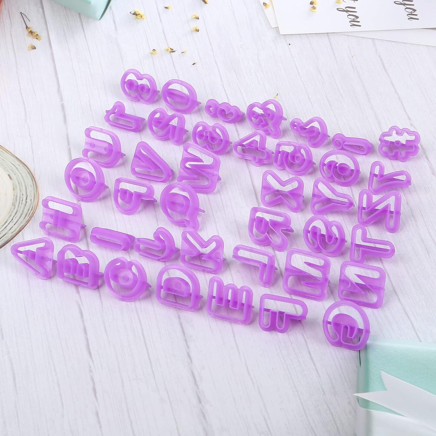 Alphabet, Number &#x26; Symbol Cookie Cutter Set 54 Piece