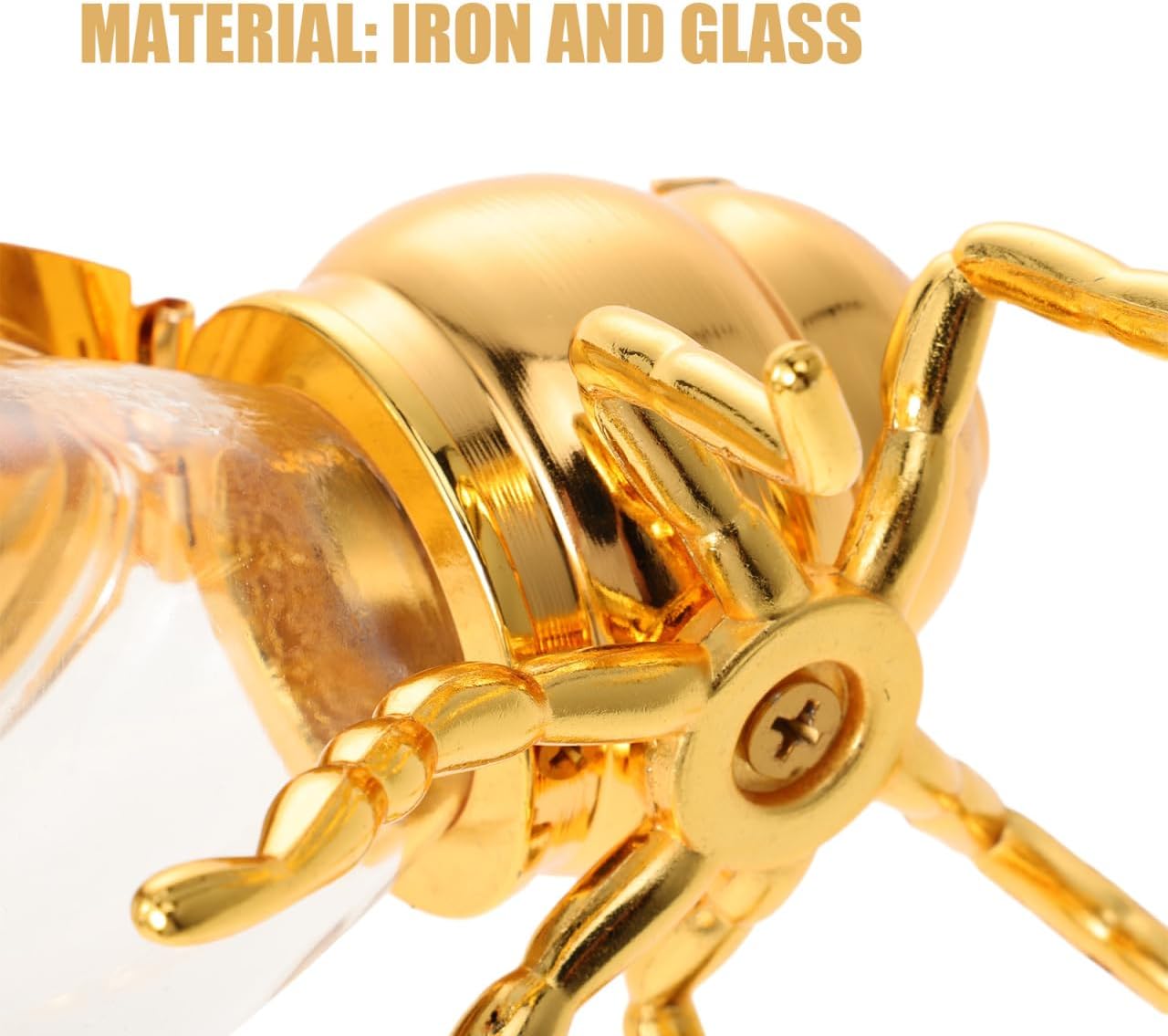 Honey Jar, Honey Dispenser Honey Pot with Spoon, Syrup Dispenser, Crystal Condiment Pot, Bee Shaped Glass Honey Pot Glass Honey Pot Container for Store Honey Syrup Jam Jelly Home Kitchen