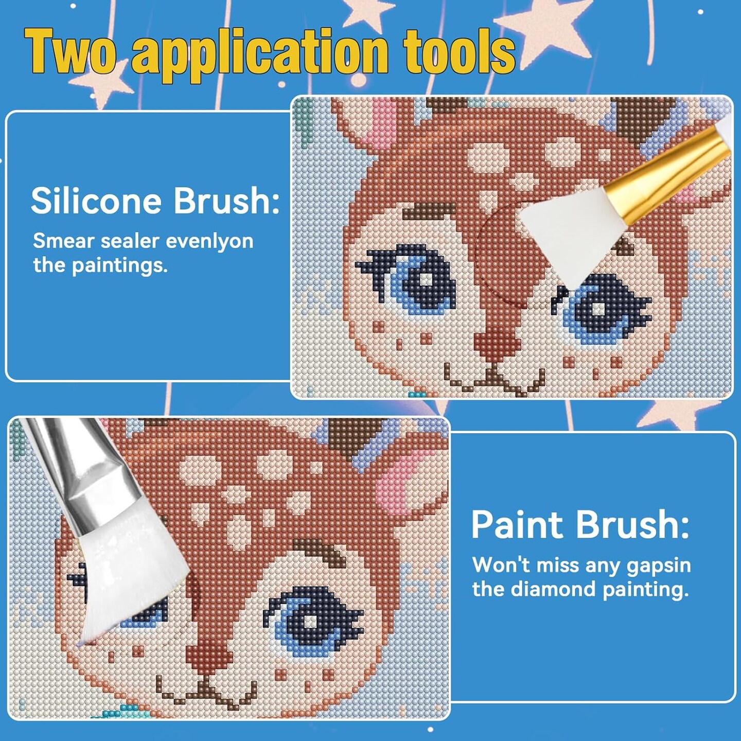 Diamond Art Sealer Kits for Adults, Large Capacity Glue as Diamond Painting Accessories and Jigsaw Puzzles Tools