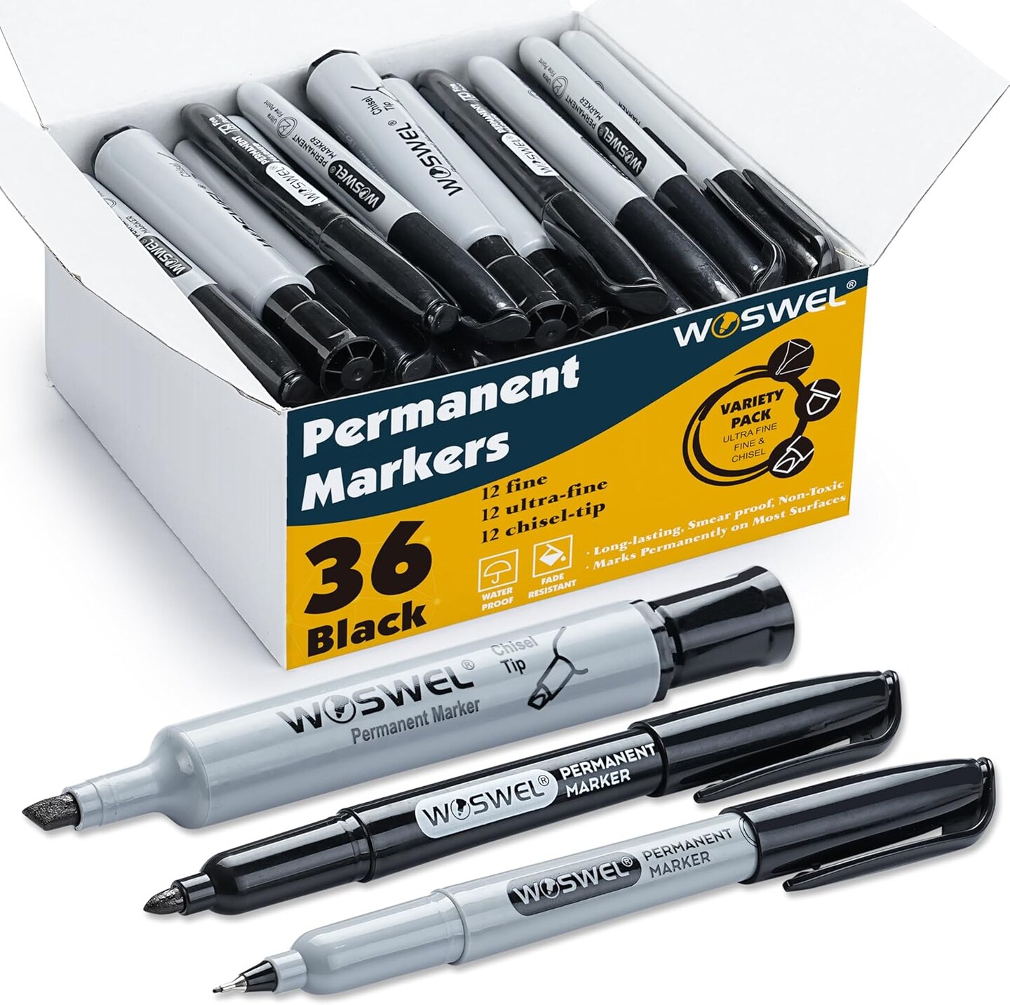 Ultra Fine Point Bulk Permanent Markers Felt Tip Pens Ultra Fine
