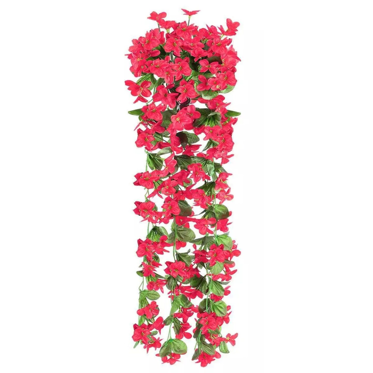 Artificial Hanging Flowers Vine Colorful Plants Home Garden Decor