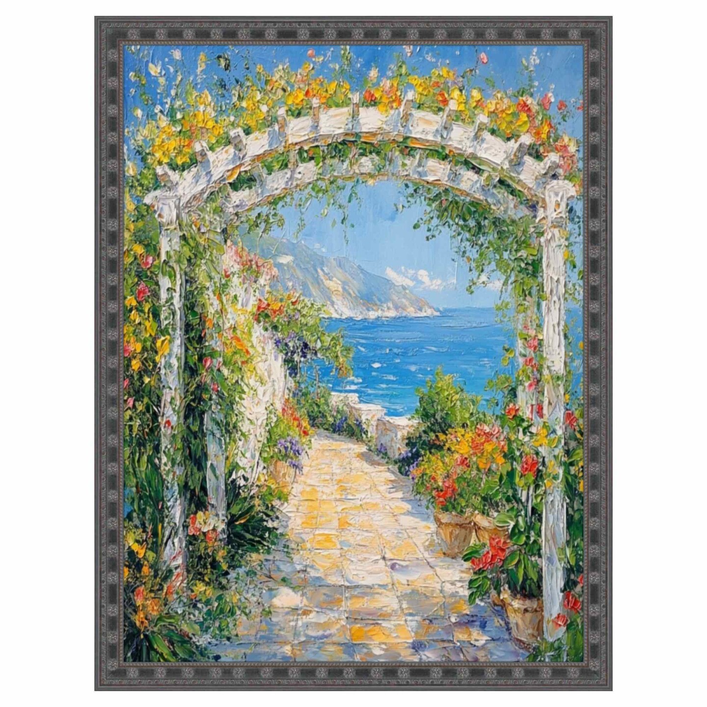 Narrow Black Stars Picture Frame 22x28 frame
